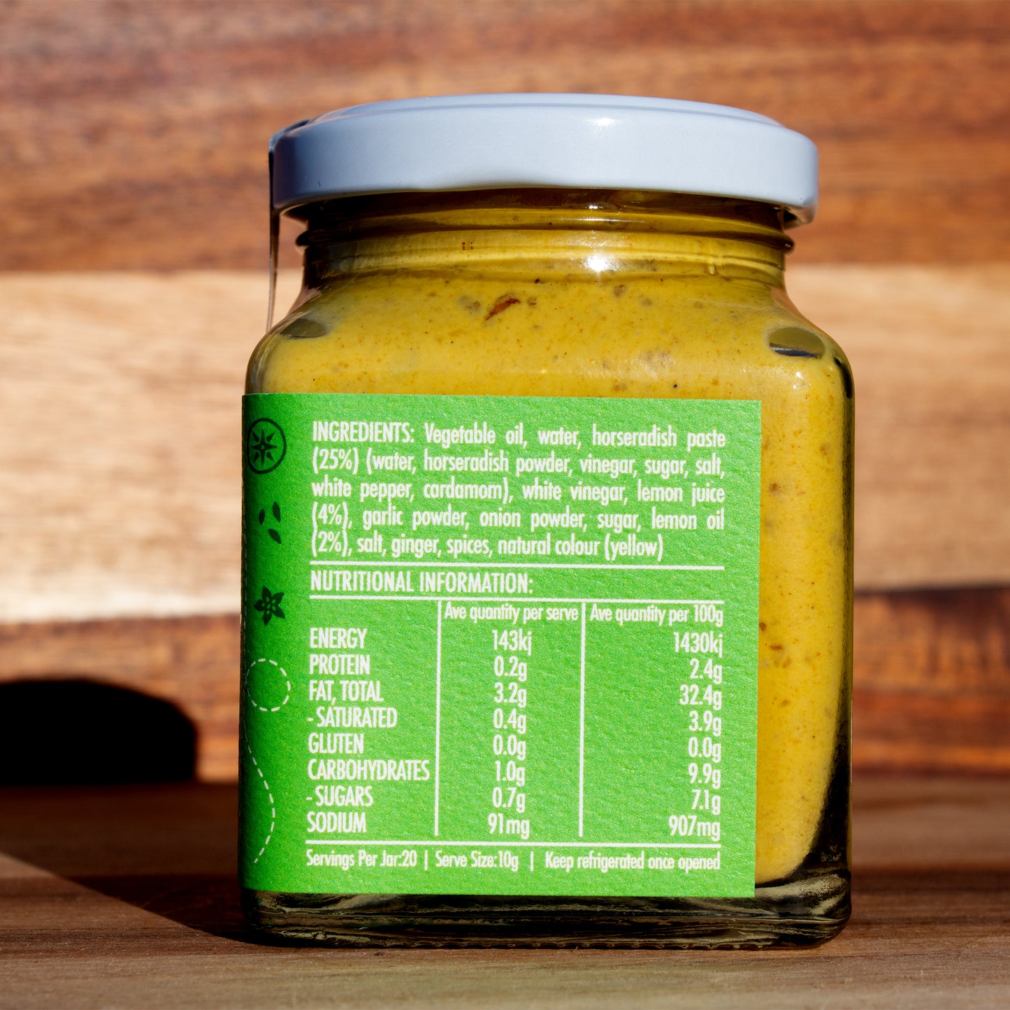 Nelson Naturally Horseradish Lemon Cream