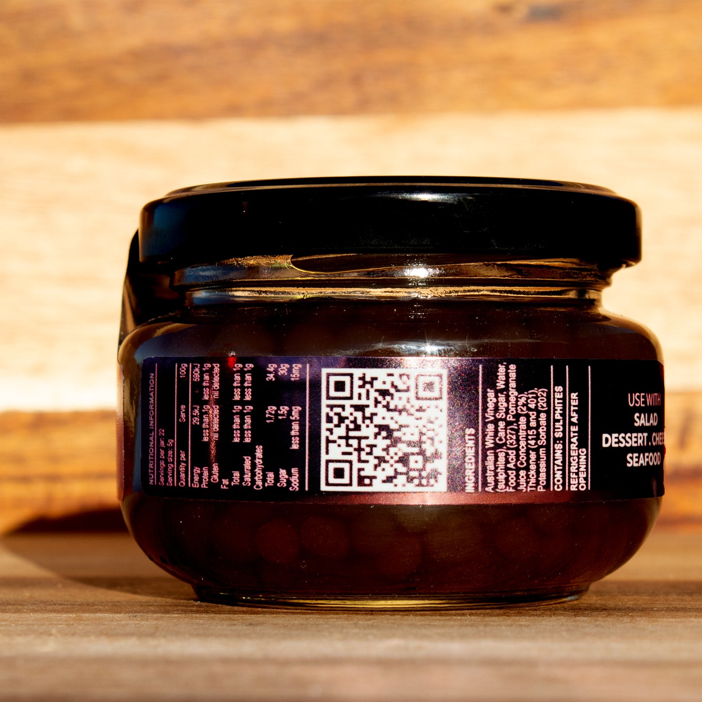 Sticky Balsamic Premium Pomegranate Pearls