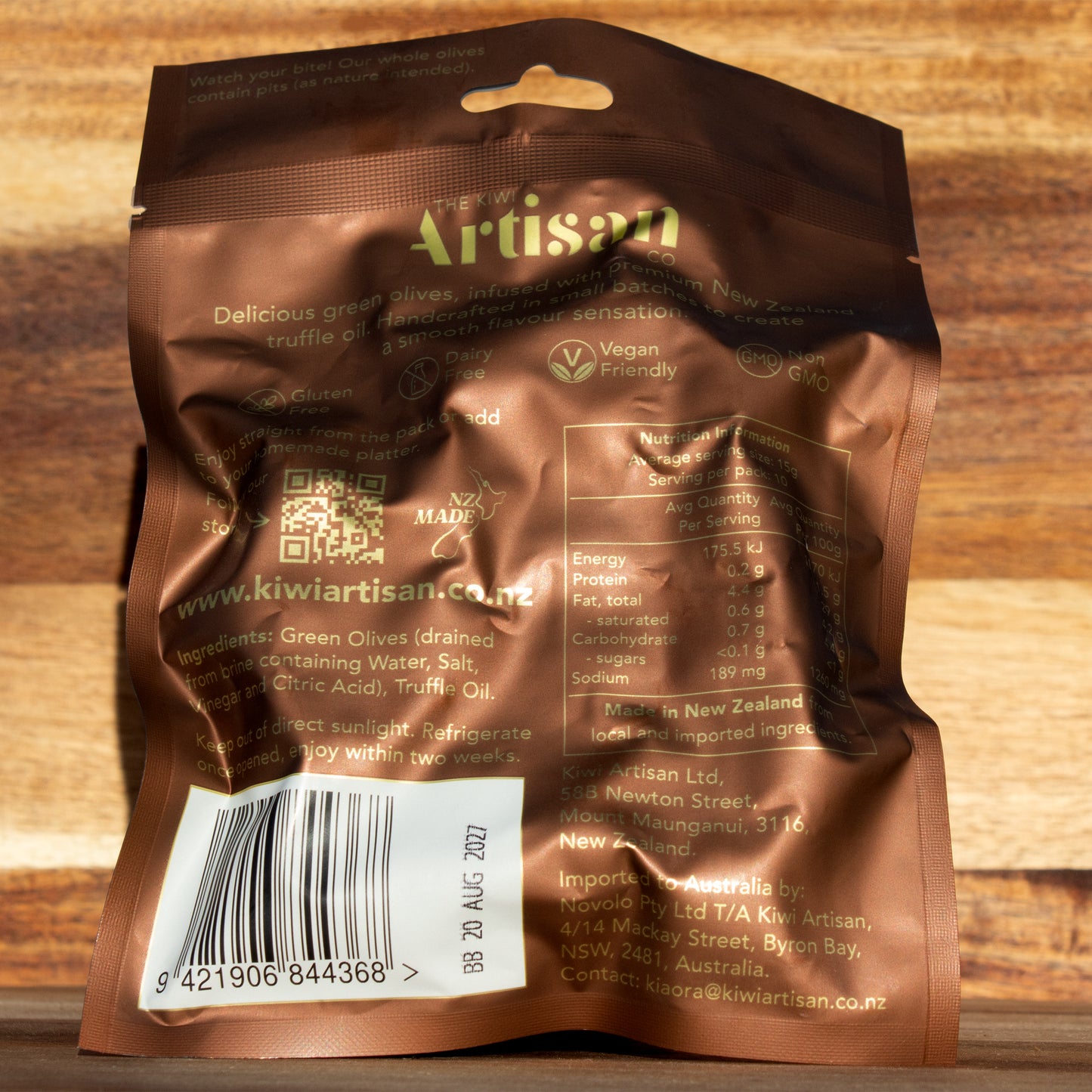 Kiwi Artisian - Truffle Oil Infused Olives