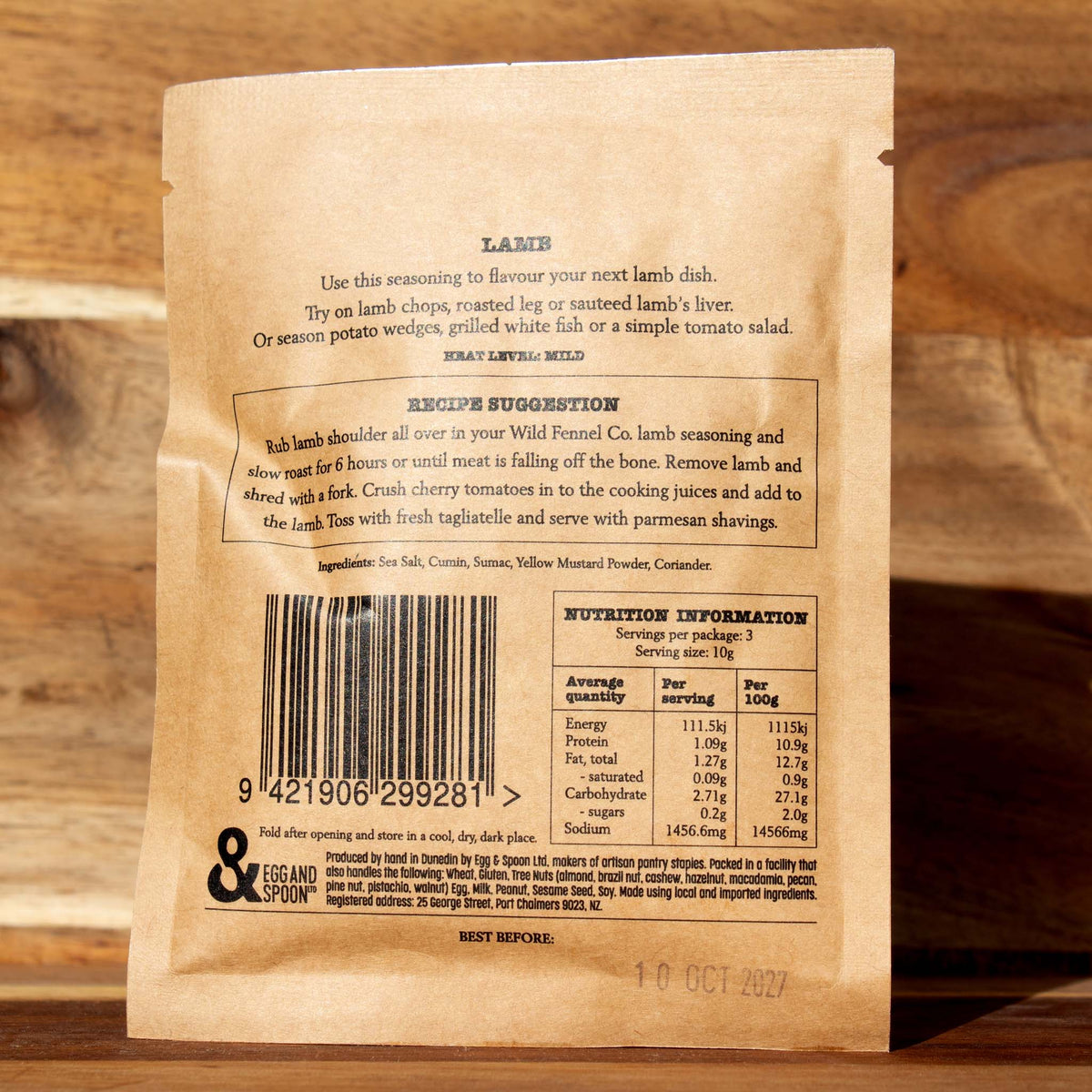 Wild Fennel Co. Seasonings - six great spice blends