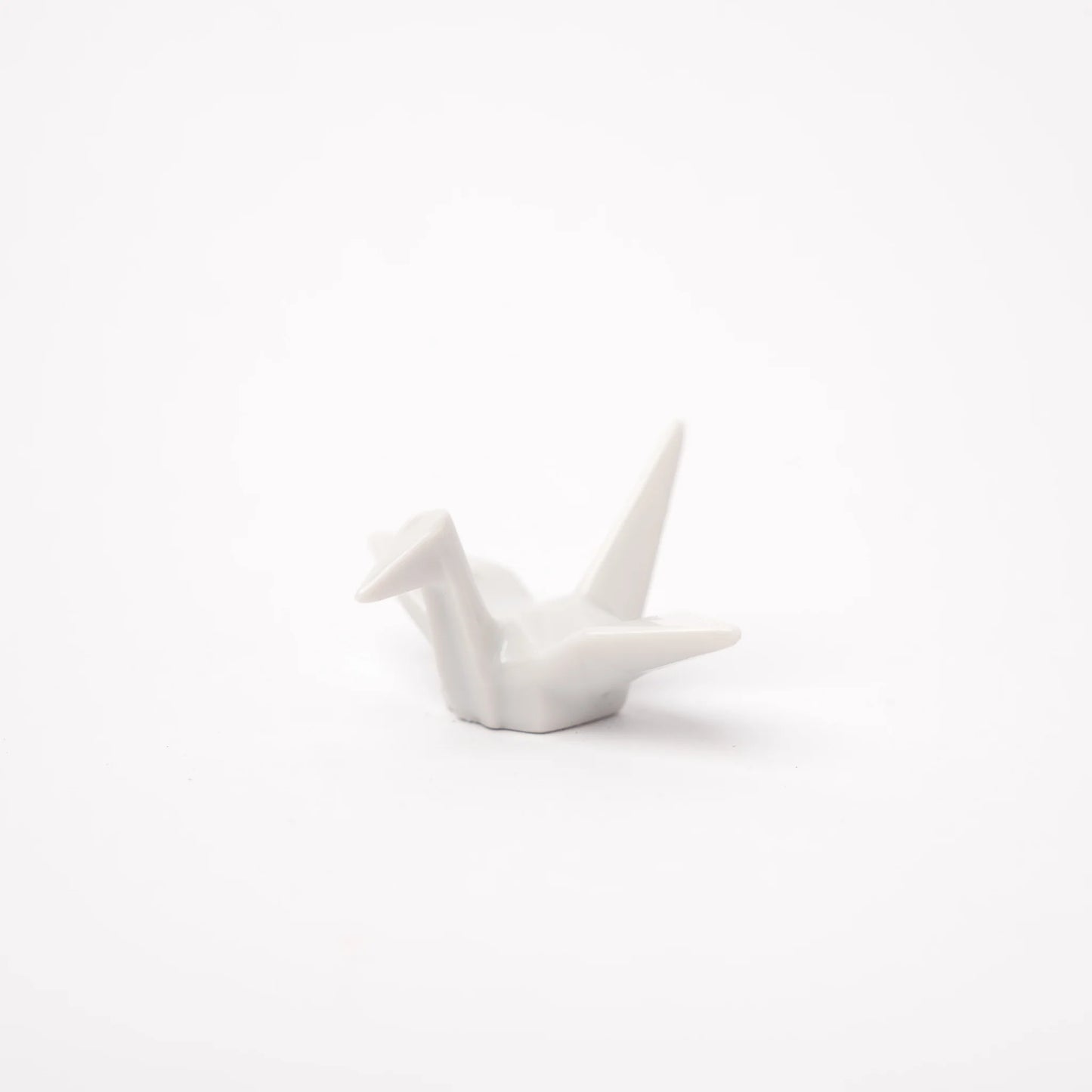 Origami Crane Chopstick Rest - White