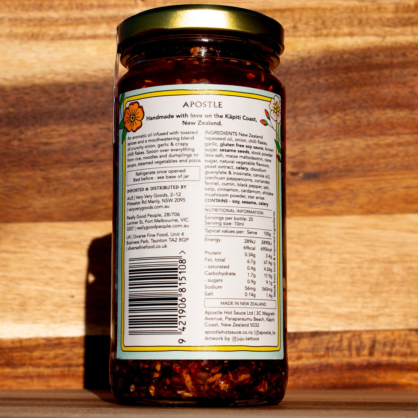 Apostle Crispy Chilli Oil