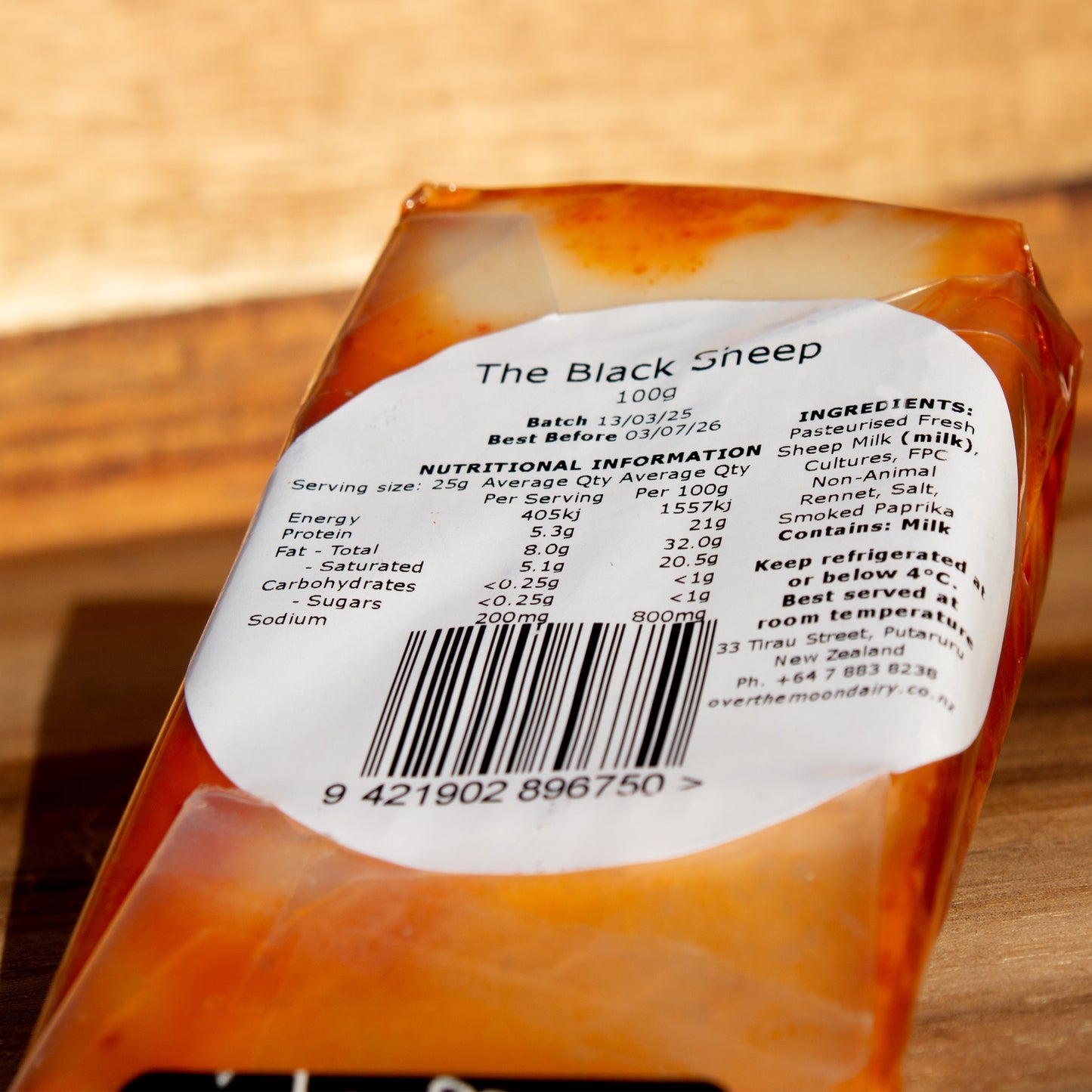 Over The Moon Black Sheep Cheese
