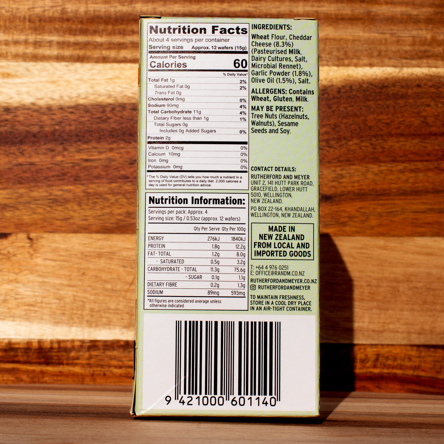 Gourmet Wafer Crackers - 4 options