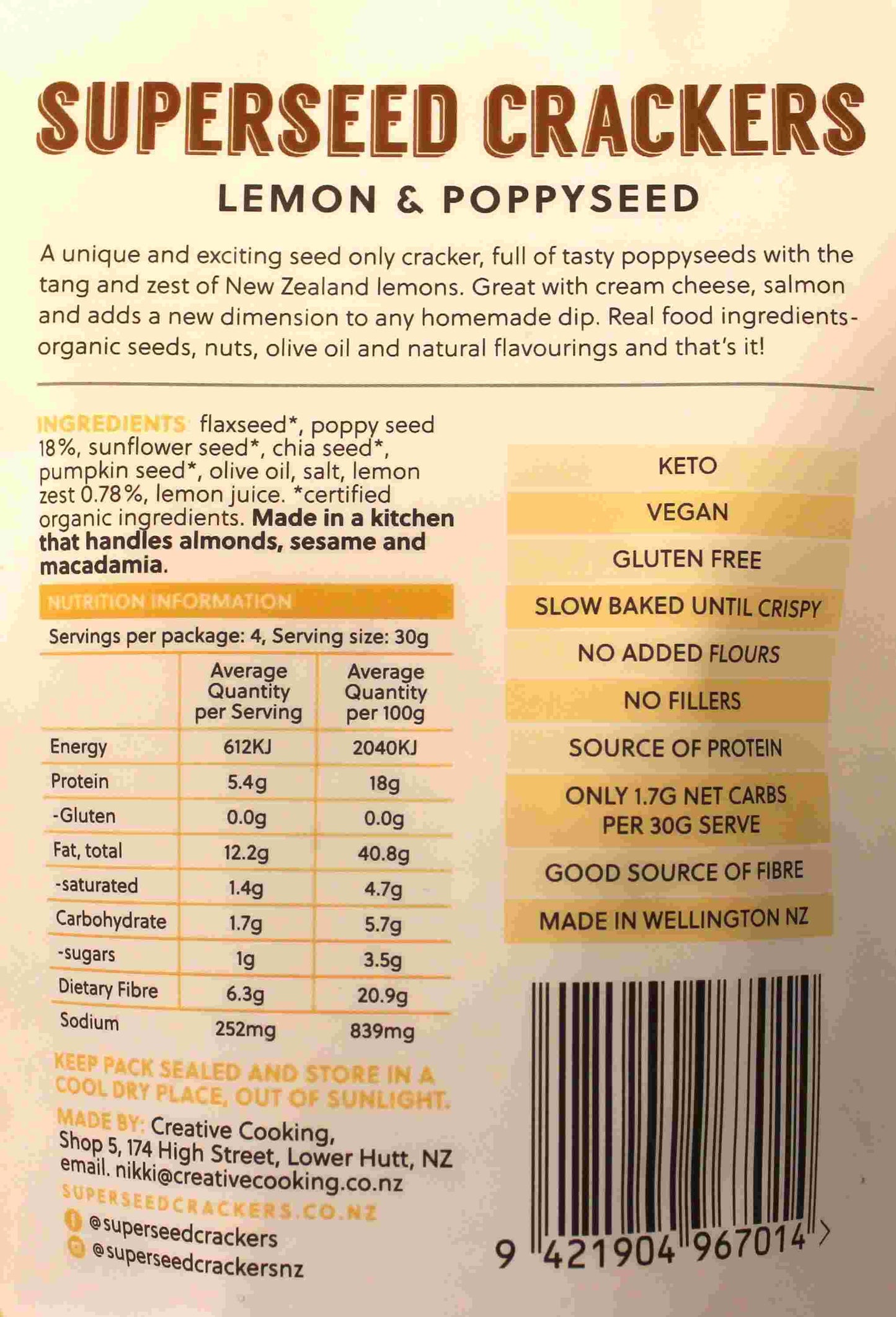 lemon and poppyseed superseed NIP