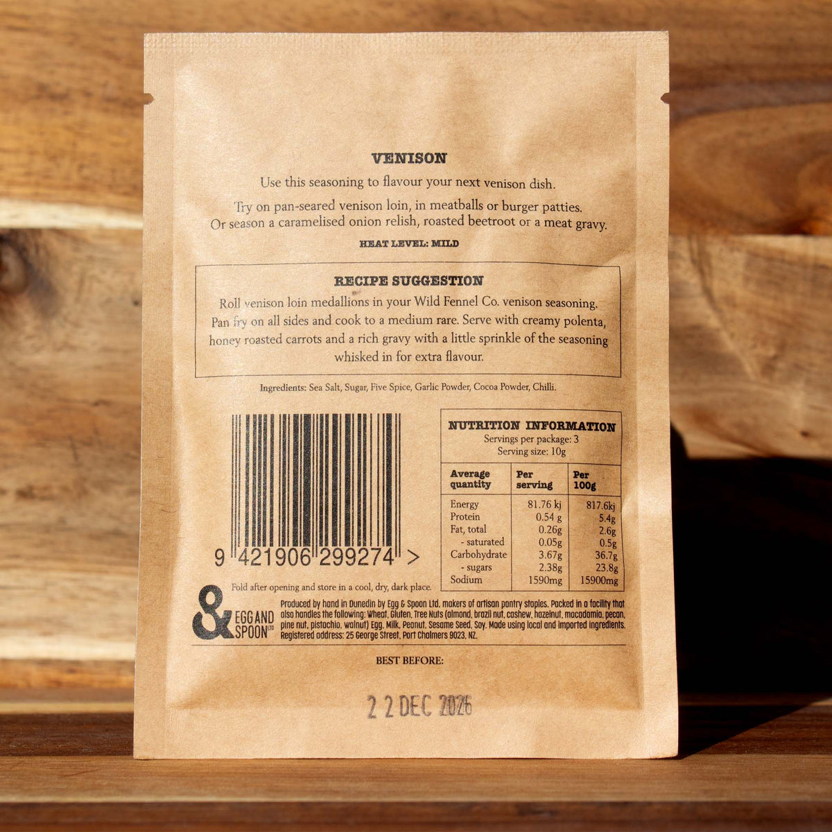 Wild Fennel Co. Seasonings - six great spice blends