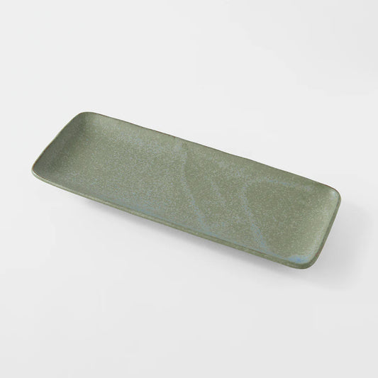Green Fade Sashimi Plate