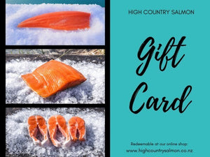 High Country Salmon gift card