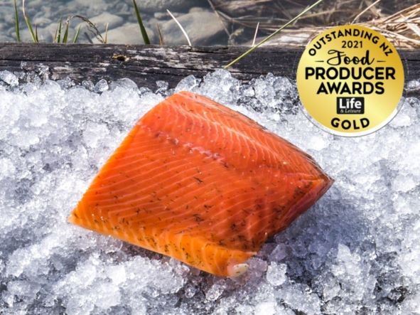 Salmon gravadlax gold medal winner