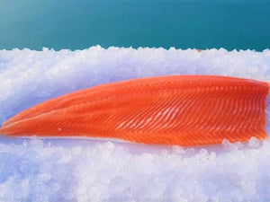 Fresh pinboned salmon fillet