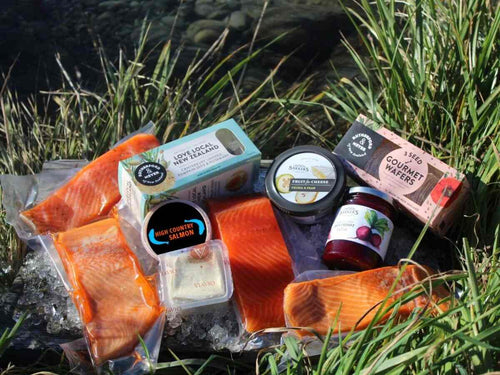 smoked salmon and cheese hamper large