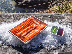 Fresh salmon sashimi 250g pack