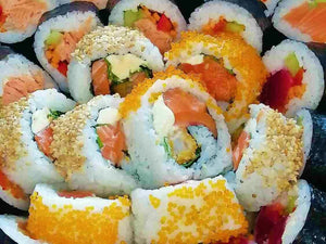sushi from sushi platter